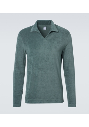 Fedeli Peter cotton terry polo shirt