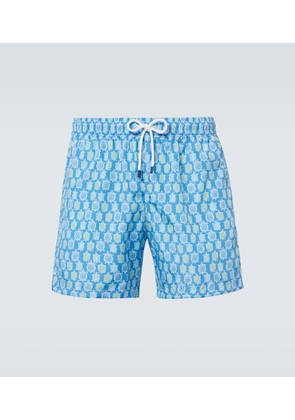 Fedeli Madeira printed swim trunks