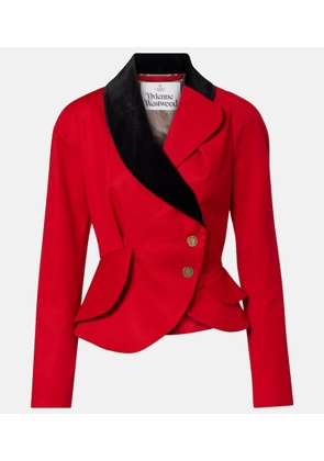 Vivienne Westwood Stormy asymmetric virgin wool jacket