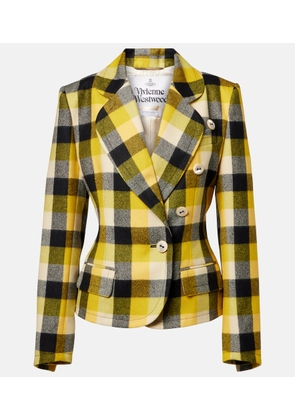 Vivienne Westwood Georgia checked virgin wool blazer