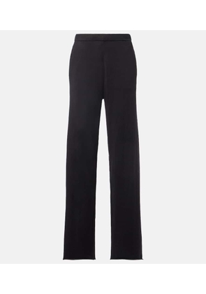 Extreme Cashmere NÂ°353 Relax cotton and cashmere wide-leg pants