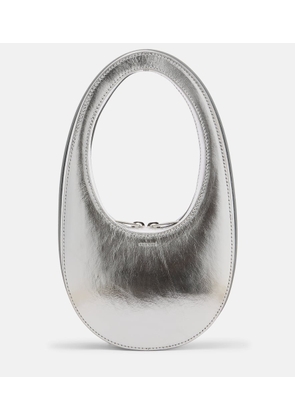 Coperni Swipe Mini metallic leather shoulder bag