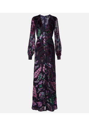 Etro Embroidered sheer gown