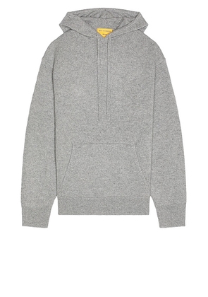 Guest In Residence Pullover Hoodie in Cashmere in Heather Grey - Grey. Size M (also in S).