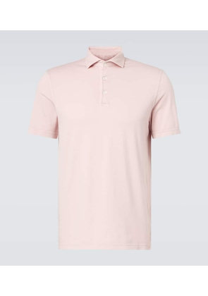 Fedeli Zero cotton jersey polo shirt