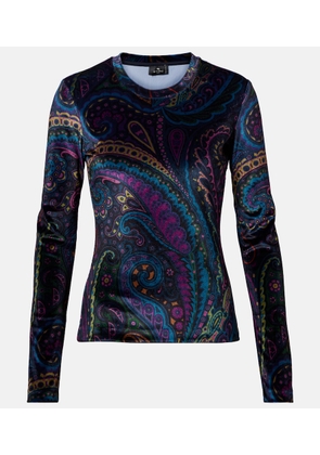 Etro Paisley jersey top