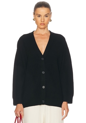 Jenni Kayne Cashmere Cocoon Cardigan in Black - Black. Size L (also in XS, S, XL).