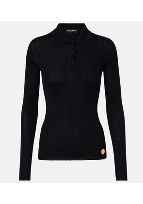 Dolce&Gabbana Cashmere polo sweater