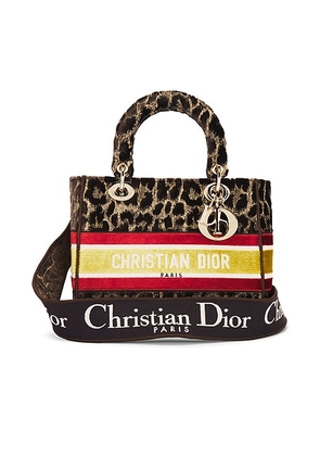 dior Dior Leopard Lady D-Lite Handbag in Multi - Brown. Size all.