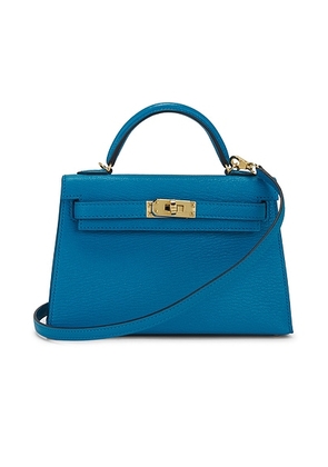 hermes Hermes Chevre Kelly 20 Handbag in Bleu Frieda - Blue. Size all.