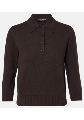 Dolce&Gabbana Cashmere polo sweater