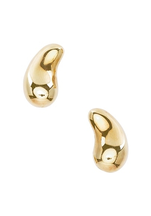 tiffany & co. Tiffany & Co. Elsa Peretti 18k Bean Earrings in Gold - Metallic Gold. Size all.