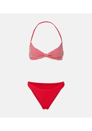 Hunza G Kacey checked bikini