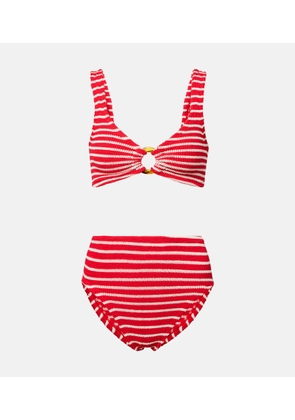 Hunza G Nadine striped bikini