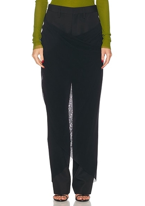 Jean Paul Gaultier Tailored Pant in Black - Black. Size 34 (also in ).