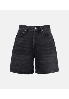 Agolde Dame high-rise denim shorts