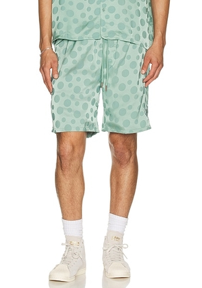 Honor The Gift Polka Dot Shorts in Green - Green. Size L (also in S, M).