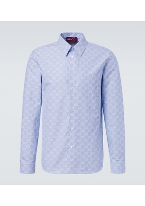 Gucci GG cotton and silk jacquard shirt