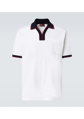 Gucci Cotton pique polo shirt