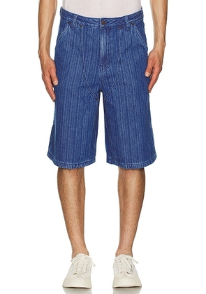 Honor The Gift Gears Carpenter Short in Blue - Blue. Size 32 (also in 34, 36).