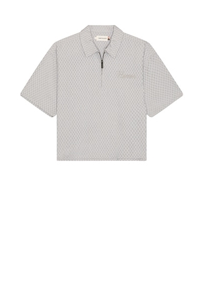 Honor The Gift Quarter Zip Polo in Grey - Light Grey. Size S (also in ).