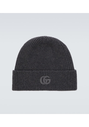 Gucci Double G ribbed-knit cashmere beanie