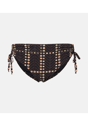 Marant Etoile Prudige printed mid-rise bikini bottoms