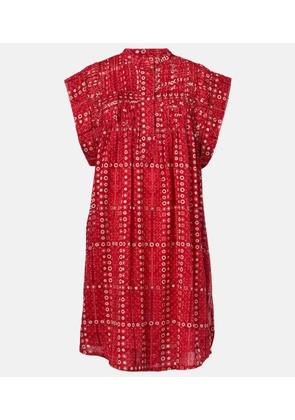 Marant Etoile Leazali printed cotton minidress