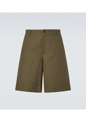 Gucci GG cotton-blend Bermuda shorts