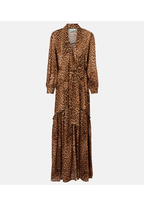 Melissa Odabash Skylar leopard-print maxi dress