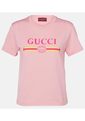 Gucci Printed cotton jersey T-shirt