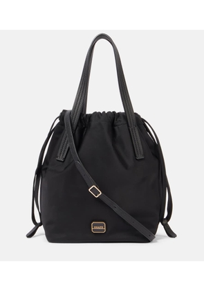Khaite Rory Medium leather-trimmed bucket bag
