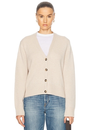 Jenni Kayne Cashmere Colette Cardigan in Oatmeal - Cream. Size L (also in S, XL).