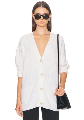 Jenni Kayne Cashmere Cocoon Cardigan in Ivory - Ivory. Size L (also in S, XS, M, XL).