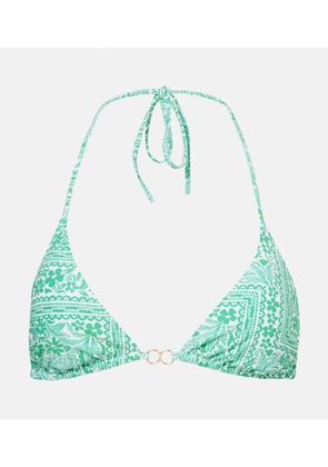 Melissa Odabash Costa printed halterneck bikini top