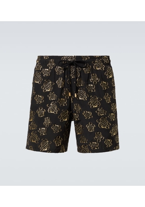 Vilebrequin Jacquard embroidered swim trunks
