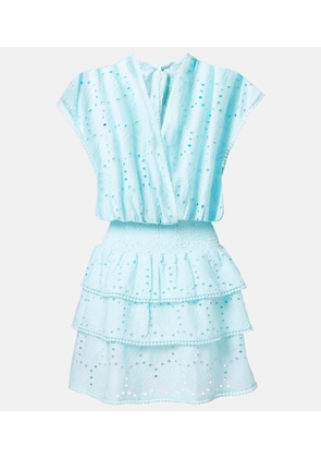 Melissa Odabash Jess cotton crochet minidress