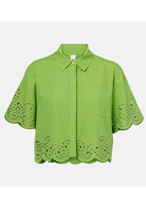 Simkhai Keyla broderie anglaise top