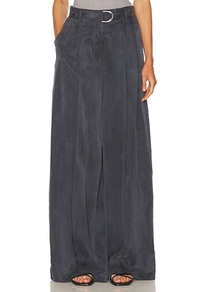 Helmut Lang Wide Leg Trouser in Indigo - Blue. Size 0 (also in 2, 4).