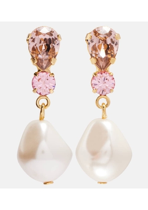 Jennifer Behr Kristina gold-plated drop earrings
