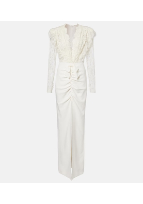 Alessandra Rich Lace gown