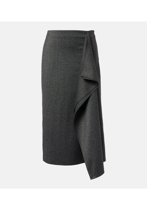 Proenza Schouler Amery draped midi skirt