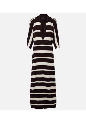 Proenza Schouler Solana striped wool and silk maxi dress