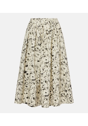 Proenza Schouler White Label Austin cotton poplin midi skirt