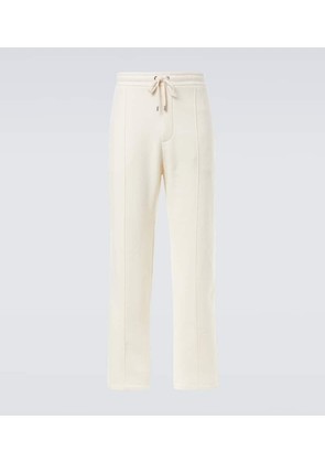 Ralph Lauren Purple Label Cotton and cashmere straight pants