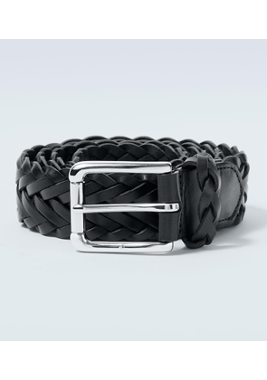 Ralph Lauren Purple Label Woven leather belt