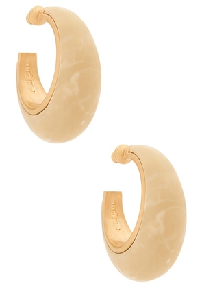 Cult Gaia Mona Earring in Travertine - Cream. Size all.