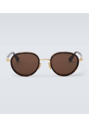 Bottega Veneta Forte Panthos round sunglasses