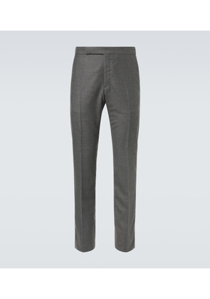 Ralph Lauren Purple Label Mid-rise wool straight pants