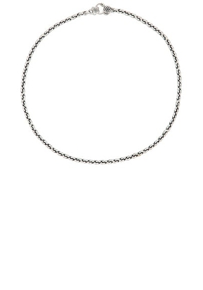 GOOD ART HLYWD Fin Link Necklace in Sterling Silver - Metallic Silver. Size 21in (also in ).